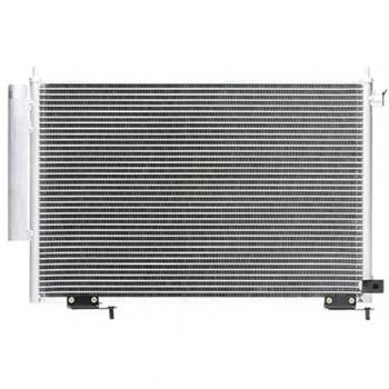 Condensador de Aire Acondicionado RIDEX 448C0223 con Secador, Dimensiones 570x375x16 mm, Peso 15.5 kg, Capacidad 10.1 kW