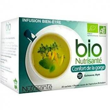 Nutrisanté Organic Infusion Throat Comfort 20 Sachets