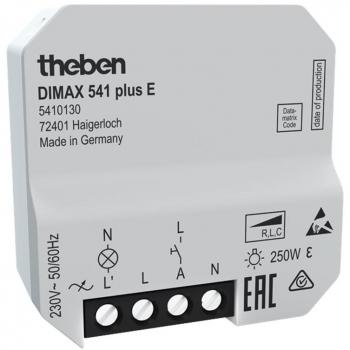 Regulador Universal DIMAX 541 plus E Theben - Dimmer para LED y ESL, Unterputz, 0-250W, con Detección Automática de Carga