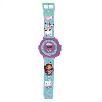 Reloj Digital Proyector Gabby's Dollhouse con 20 Imágenes Proyectables