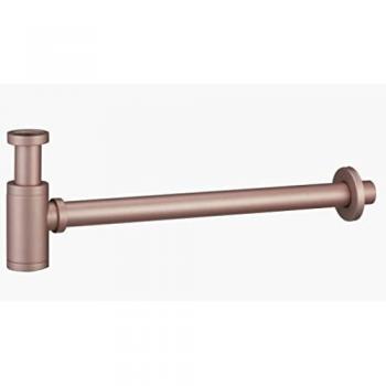 Sifón Redondo Oro Rosa Cepillado IMEX SCL002/ORC