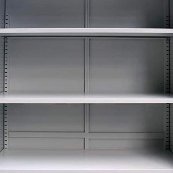 vidaXL Armario de oficina con 2 puertas acero 90x40x180 cm gris