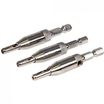 Set de Brocas para Bisagras Silverline - 3 Piezas (2, 2.8 y 3.6 mm)