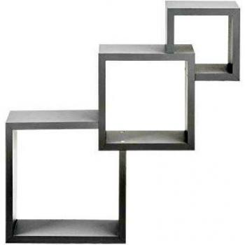 Estantería de Pared Retro Blanco Mate 48x48x9cm Diseño Moderno
