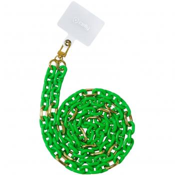 Cordón de sujeción verde para teléfono móvil Celly LACETCHAINGNF