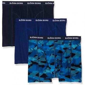 Björn Borg Shadeline Sammy Boxer Shorts 3 Pack Men Blue, Size: M