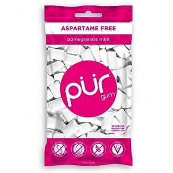 Pur Gum - azúcar masticando chicle menta Granada - 57 unidades