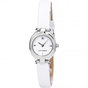 Reloj de Mujer Laura Biagiotti LB0019L-02 con Correa de Piel y Detalles en Oro