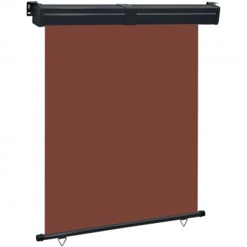 vidaXL Balcony Side Awning 145x250 cm Brown