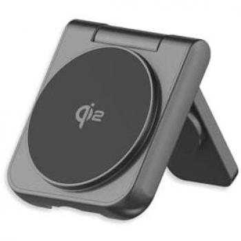 Cargador Inalámbrico 2-en-1 LMP Twist para iPhone (15W) - Gris