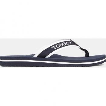 Tommy Hilfiger - Sandalias de piscina de cinta azul