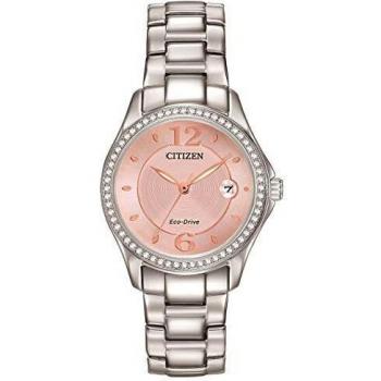 Citizen Women's Swarovski Crystal Stainless Steel Watch FE1140-86X