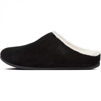 FitFlop Women's Chrissie Shearling Slippers - Black - EU 37 / UK 4
