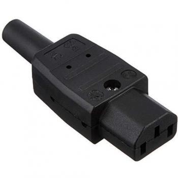 Bachmann 915,170 Enchufe Schuko, Negro