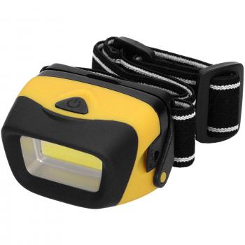 Linterna Frontal LED COB 3W 170lm con Cabezal Móvil y Alimentación por 3 x AAA