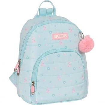 Mini Mochila Moos Garden Turquesa 25x30x13 cm