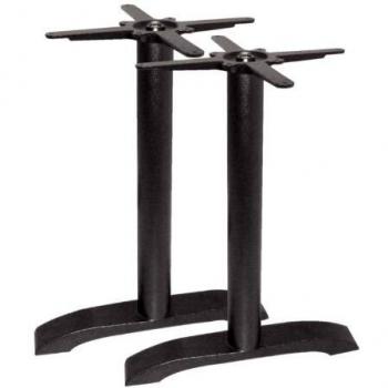 Base de Mesa de Hierro Fundido Bolero - Pack de 2, Dimensiones 595x720mm, Ideal para Restaurantes y Bares