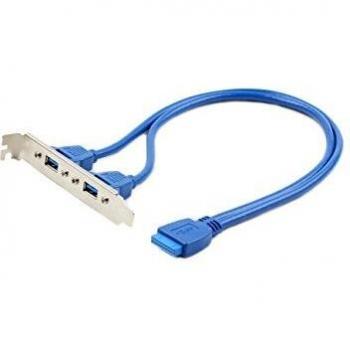 AK.GEMBIRD GNIAZDO ŚLEDŹ DO OBUDOWY 2X USB3.0