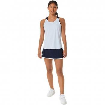 Asics Court Camiseta De Tirantes Mujeres - Azul Claro