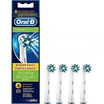 Oral-B Cross Action Accesorio De Cepillo Con Tecnología CleanMaximiser - 4 Piezas