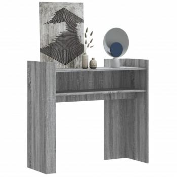 Mesa consola Sonoma de roble y madera de ingeniería 100x35x90 cm