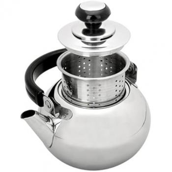 Cafetera Pava con filtro Prisma, 1,3 litros, Acero inoxidable 18/10, Apto para inducción