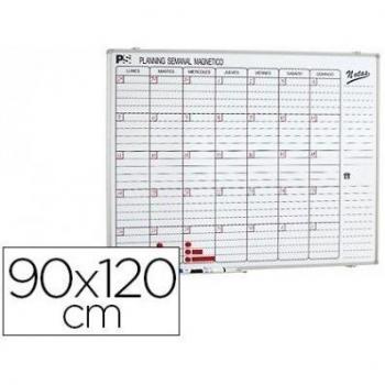 Planning Sisplamo 1000/60 - Planificador magnético mensual día a día, 90 x 120 cm
