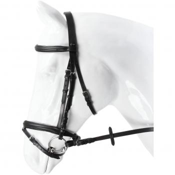 Horka Brida Amici, negro/plata, Cob