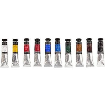 Set de Pintura Acrílica Extra Fina Sennelier - Cuerpo Pesado - Alta Viscosidad - 10 Tubos de 21ml