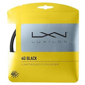 Luxilon 4G Cordaje de Tenis Individual 12,2 m Negro 1,25 mm