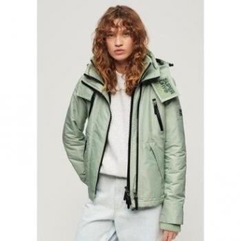 Chaqueta cortavientos con capucha Mountain verde de Superdry para mujer