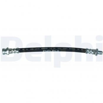 Tubo de freno y latiguillo de freno DELPHI LH6933, compatible con vehículos específicos, fabricado en acero flexible para alta resistencia a la presión, incluye conectores y juntas necesarias para una instalación fácil y segura
