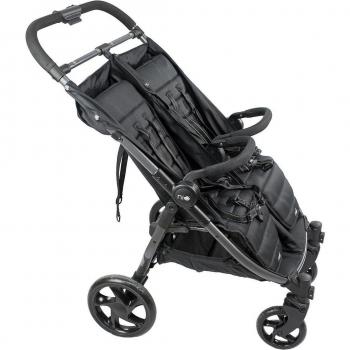 Niu VentTwin Silla Gemelar de Paseo con Chasis y Plástico de Lluvia