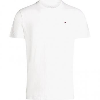 Pack de 3 camisetas Tommy Hilfiger de algodón para hombre, cuello redondo, manga corta, color blanco - Talla M