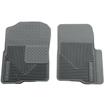 Husky Liners 51232 Heavy Duty Floor Mats- Gray