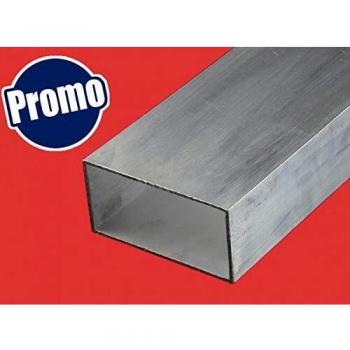 Tubo Rectangular de Aluminio 100x50 mm - Grosor 2 mm - Longitud 3 Metros - Resistente a la Corrosión