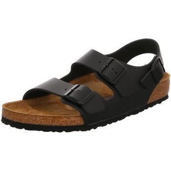 Birkenstock Milano Black Unisex Ankle Strap Sandals