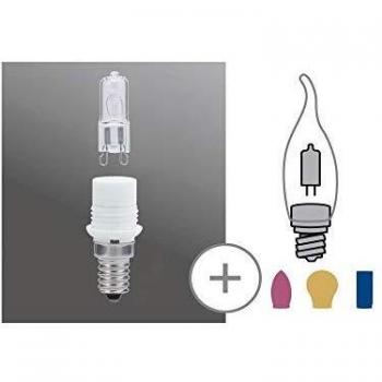 Paulmann 54920 Portalámparas E14, incl. 33W, G9, Claro, MiniHalógeno