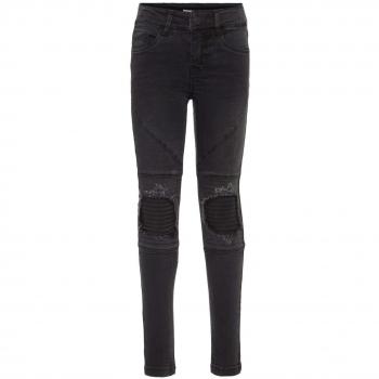 NAME IT Vaqueros Denim Jeans NIÑA BIKEY - 128, Black Denim