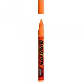 Marcador Permanente One4All 127HS - 2 mm - Neon Naranja Fluorescente