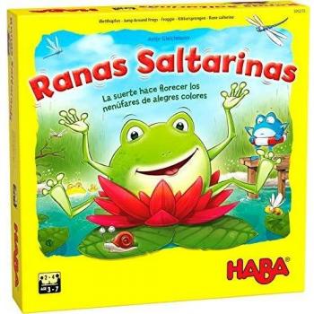 Haba Juego de Mesa Ranas Saltarinas-ESP, Multicolor