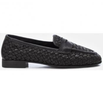 Mocasines de piel para mujer con suela de goma