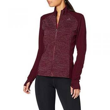 adidas Women's Supernova Storm Jacket, Maroon, M