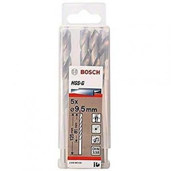 Bosch 2 608 595 076 - Pack de 5 brocas metálicas HSS-G, DIN 338