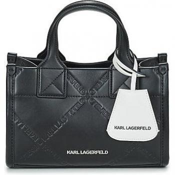 Karl Lagerfeld K/SKUARE SM TOTE EMBOSSED Women's Handbag in Black