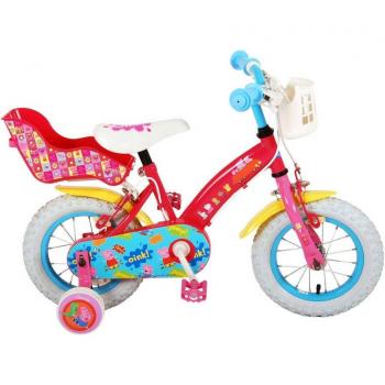 Bicicleta Infantil Peppa Pig 12 pulgadas color Rosa