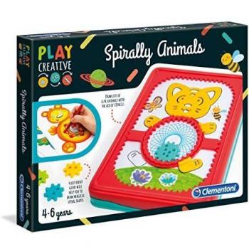 Clementoni - El espirográfo de los animales juego artístico