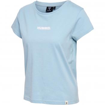 Camiseta de Manga Corta Hummel Legacy Azul Mujer - Talla M