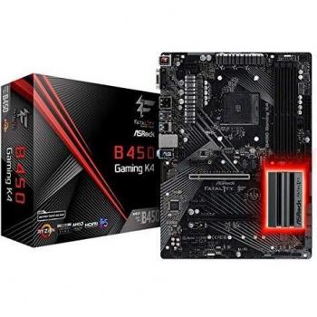 ASRock Fatal1ty B450 Gaming K4 - Placa de Base, Color Negro