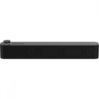Soundbar Mini Bluetooth 20W Negro 2.0 Canales con Jack 3.5mm, TWS, Batería 2400mAh, Radio USB y MicroSD - Atlantis P003-C0820-B